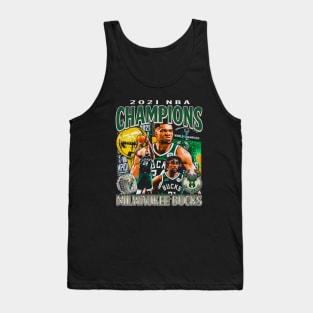 Milwaukee 2021 NBA Champions Tank Top